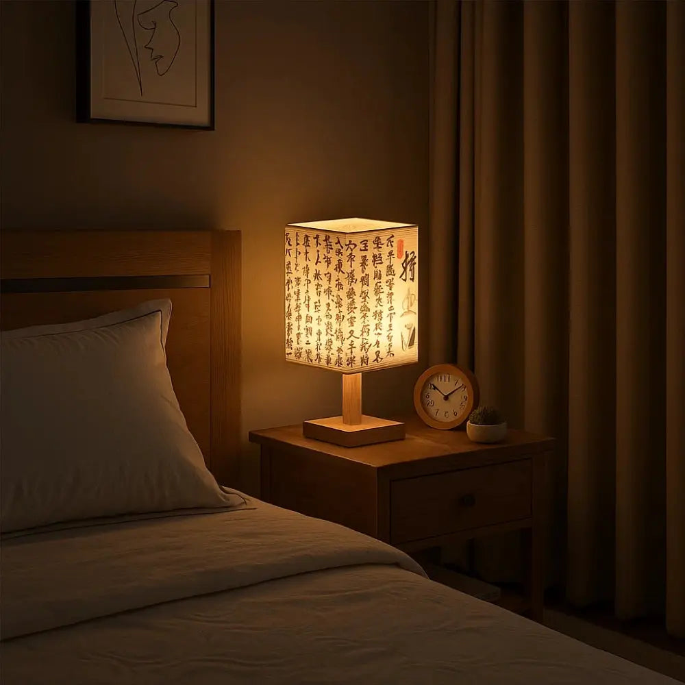 Sanne Japanese-style table lamp | Wickleigh
