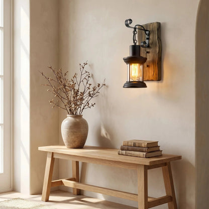 Blenna wall light in a bright hallway during the day | Wickleigh
