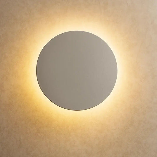 Sigen round wall light, white, Ø 20cm | Wickleigh