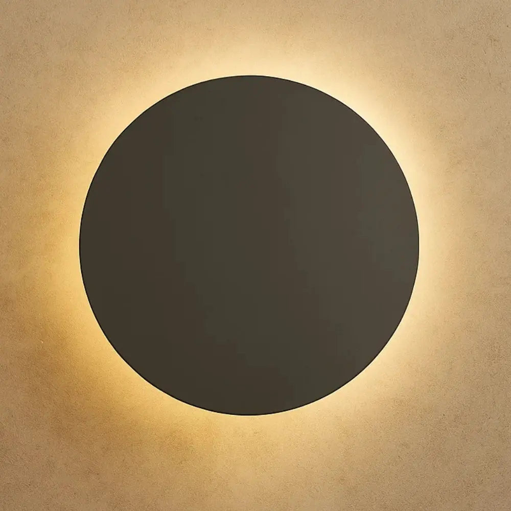 Sigen round wall light, grey, Ø 30cm | Wickleigh