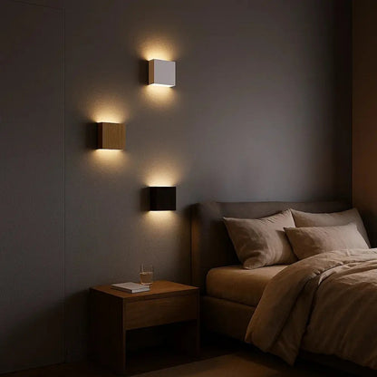 Nyben square wall light | Wickleigh