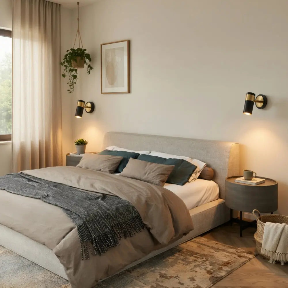 Svelin adjustable LED wall light, aimable beam | Wickleigh