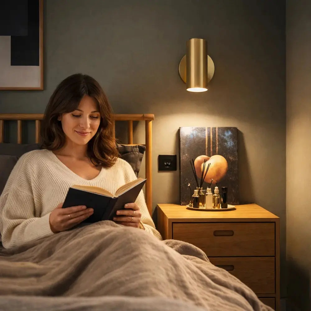 Svelin adjustable LED wall light, aimable beam | Wickleigh