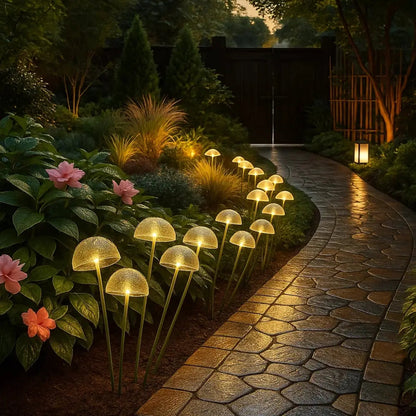 Edsen solar mushroom garden lights, packshot | Wickleigh