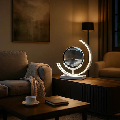 Rilva moving sand art desk lamp | Wickleigh