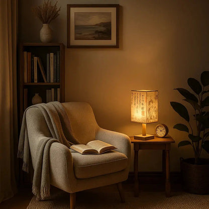 Sanne Japanese-style table lamp | Wickleigh