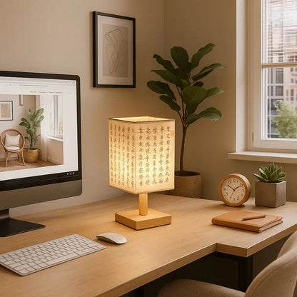 Sanne Japanese-style table lamp | Wickleigh