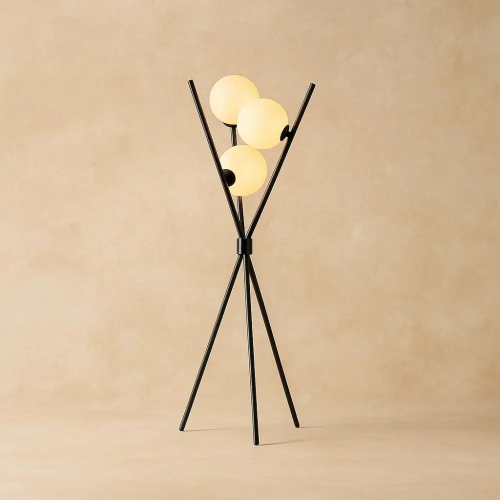 Unnra bedside lamp, tripod version, packshot | Wickleigh