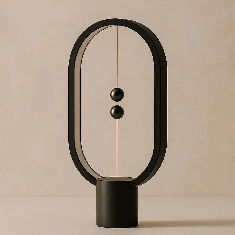 Ullen magnetic table lamp, black | Wickleigh