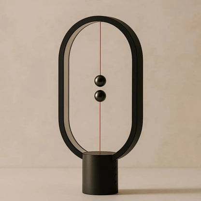 Ullen magnetic table lamp, black | Wickleigh