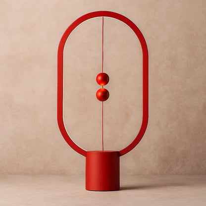 Ullen magnetic table lamp, red | Wickleigh