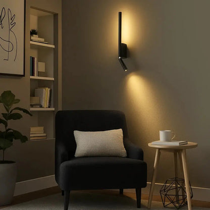 Asvin reading wall light, rotating arm | Wickleigh