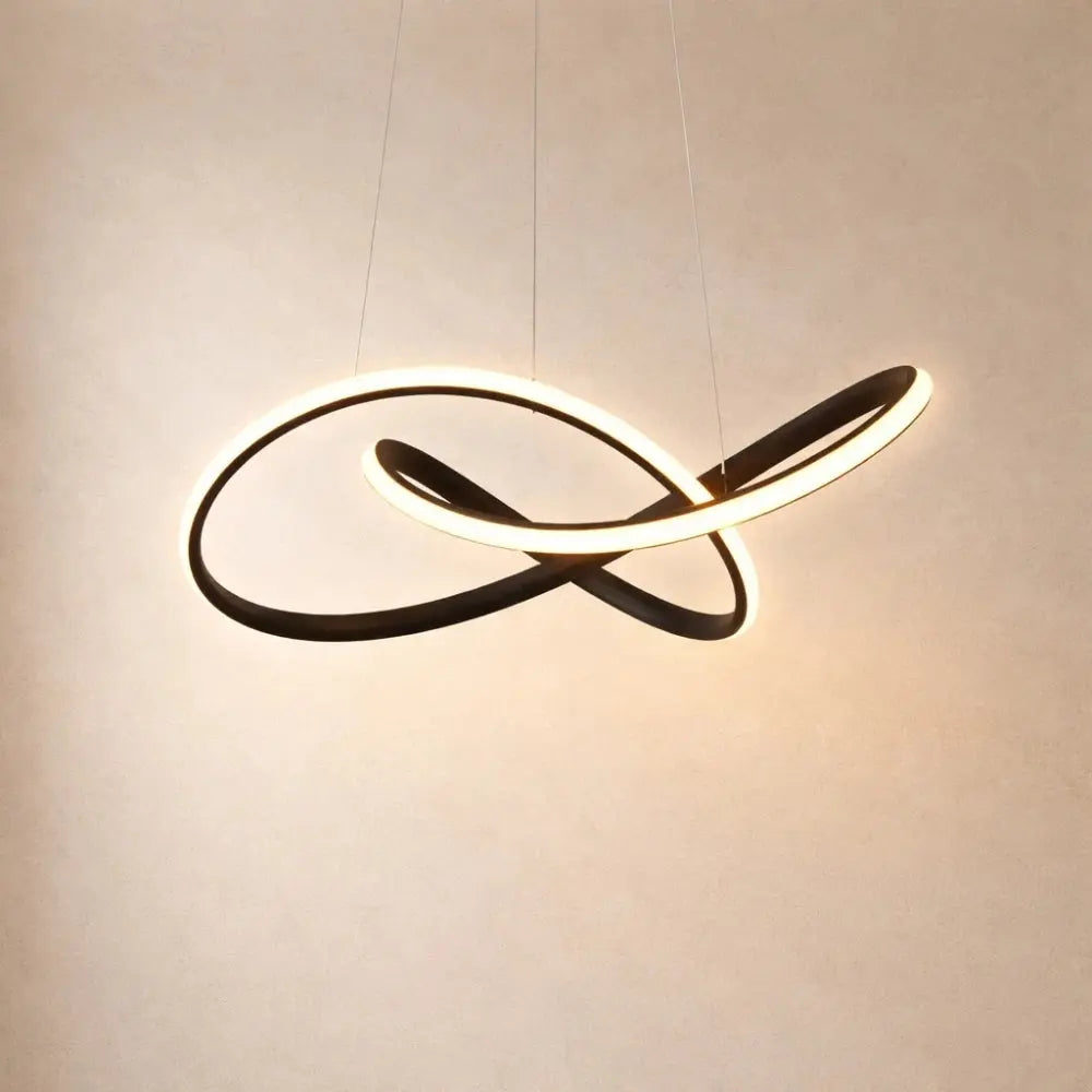 Brein sculptural LED ribbon pendant light | Wickleigh