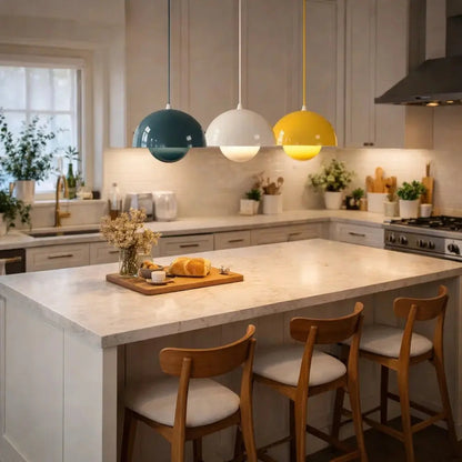 Lofin half-moon pendant light, packshot | Wickleigh
