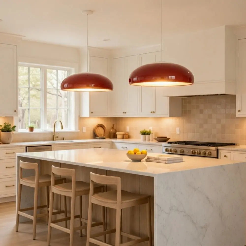 Hylen Italian dome pendant light, packshot | Wickleigh