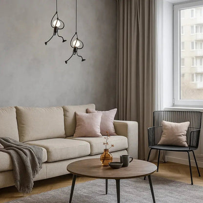 Vadna sculptural figure pendant light, packshot | Wickleigh