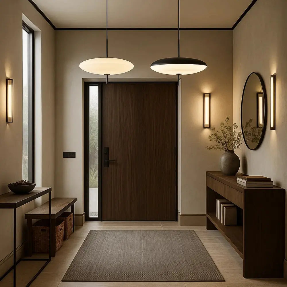 Ylina flat disc pendant light, packshot | Wickleigh