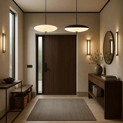 Ylina flat disc pendant light, packshot | Wickleigh