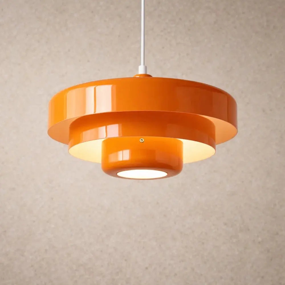 Odwyn layered metal pendant light, Nordic discs, packshot | Wickleigh