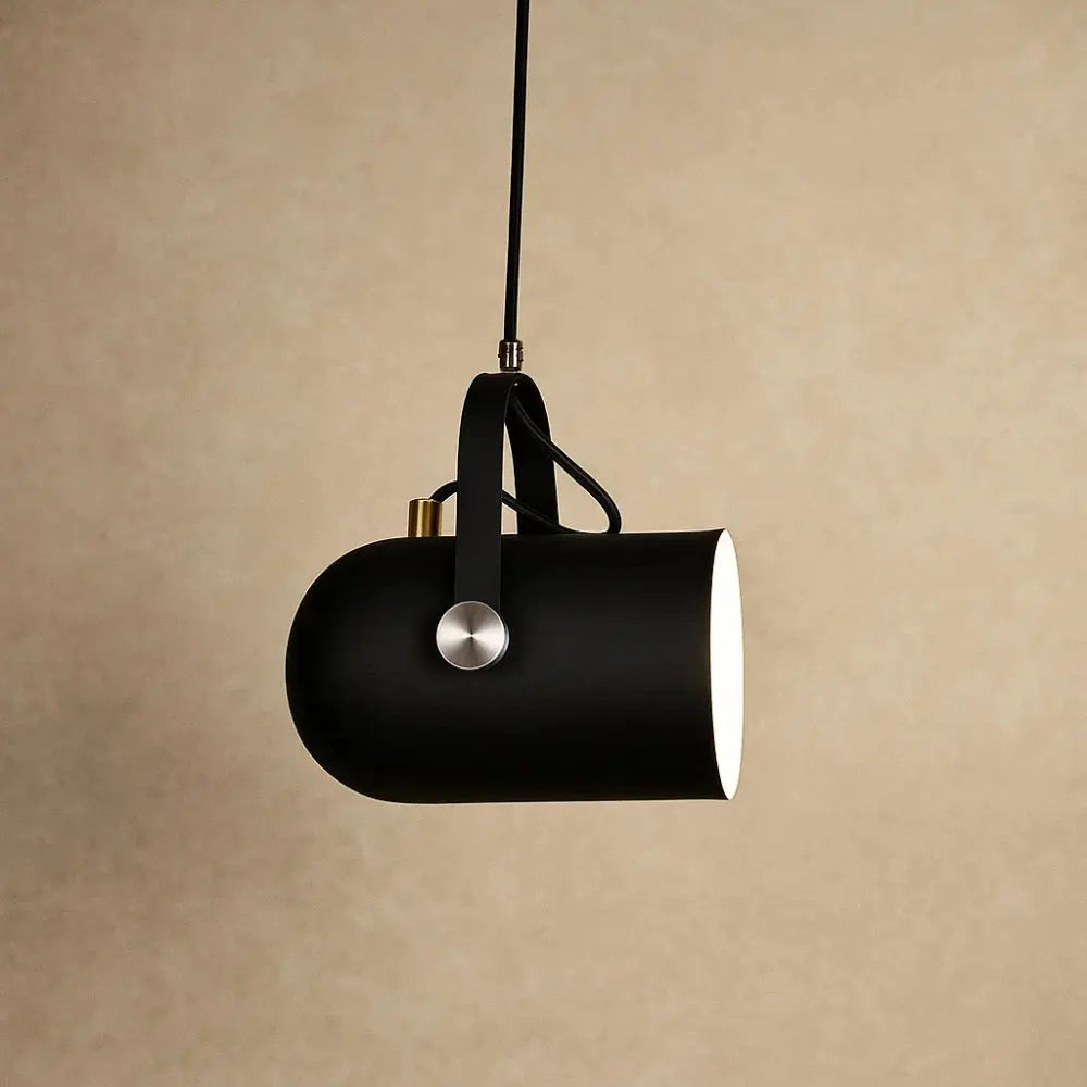 Asron modular pendant light in black aluminium | Wickleigh