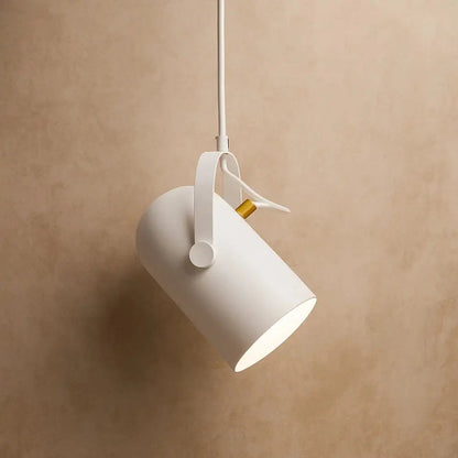 Asron modular pendant light in white aluminium | Wickleigh