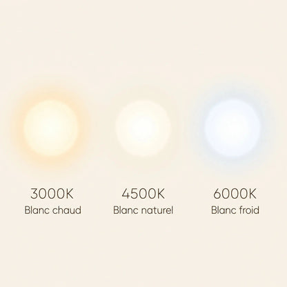 Aswyn ceiling light, three light temperatures from 3000K to 6000K | Wickleigh