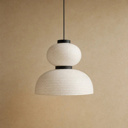 Odnell rice paper pendant light, packshot of the Ø 50 cm dome | Wickleigh