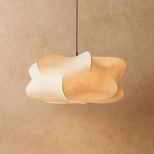 Gwenra silk cloud pendant light, 40 x 20 cm | Wickleigh
