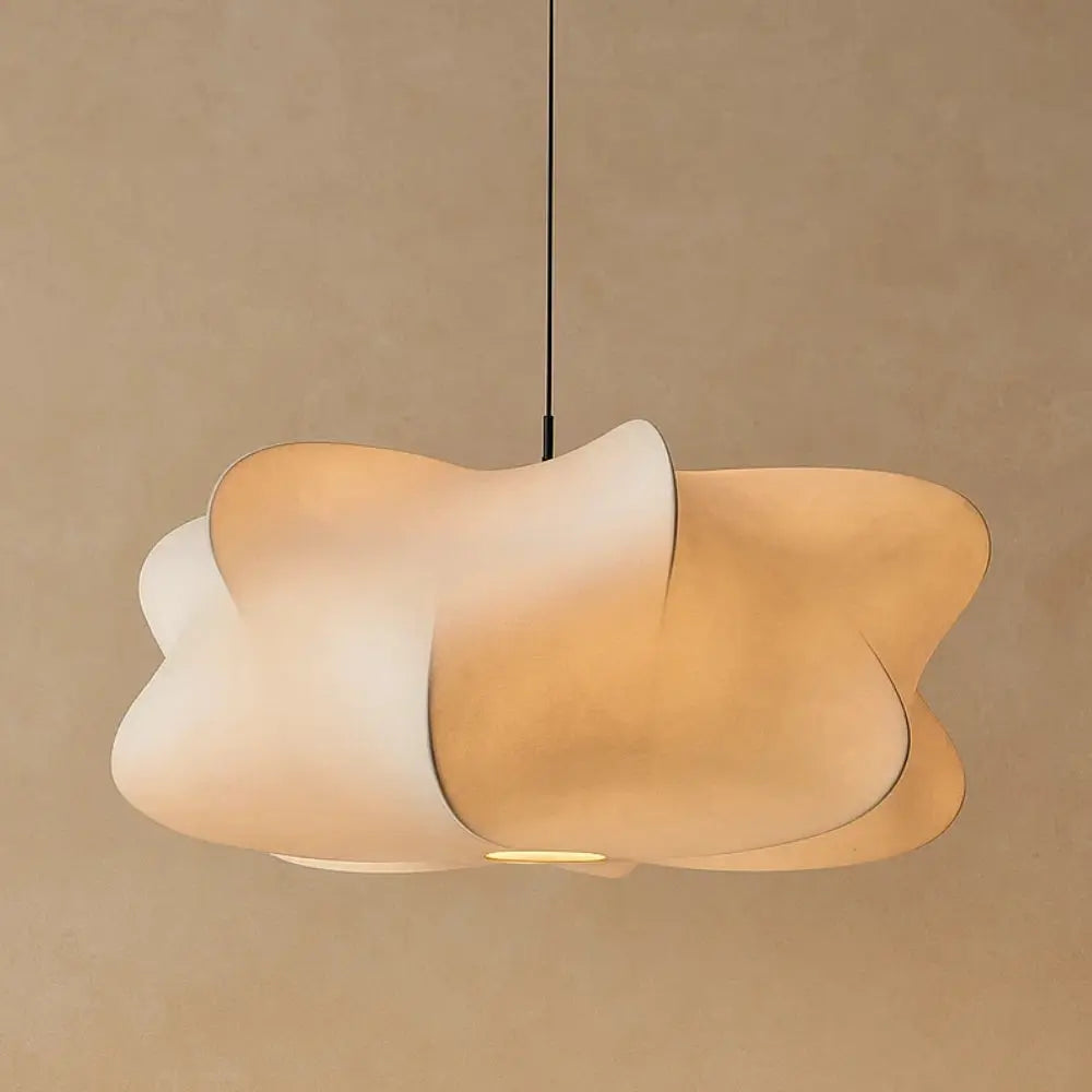 Gwenra silk cloud pendant light, 50 x 25 cm | Wickleigh