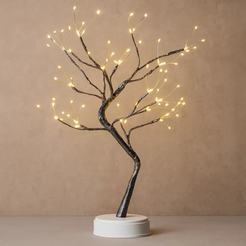 Rinin table lamp, bendable branch tree design, packshot | Wickleigh