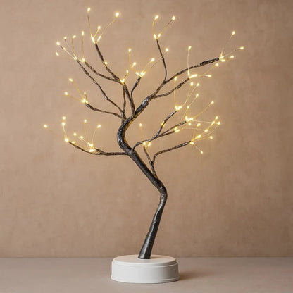 Rinin table lamp, bendable branch tree design, packshot | Wickleigh