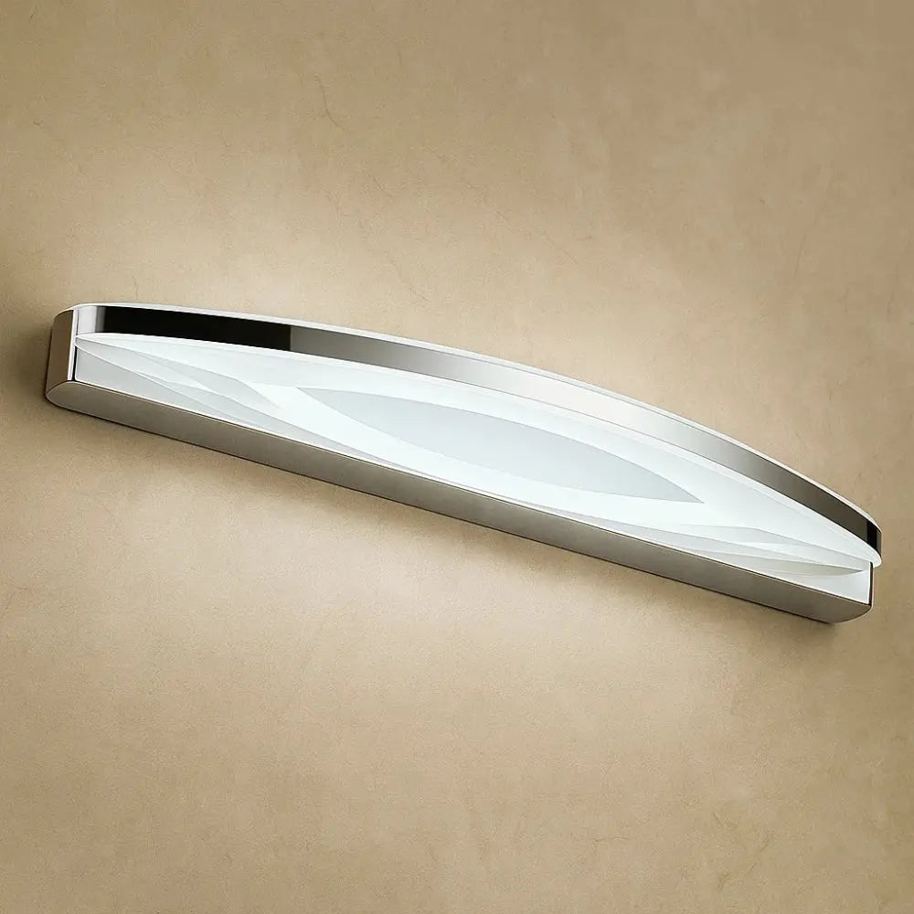 Ulrin bathroom wall light, acrylic halo, L118cm | 27W | Wickleigh
