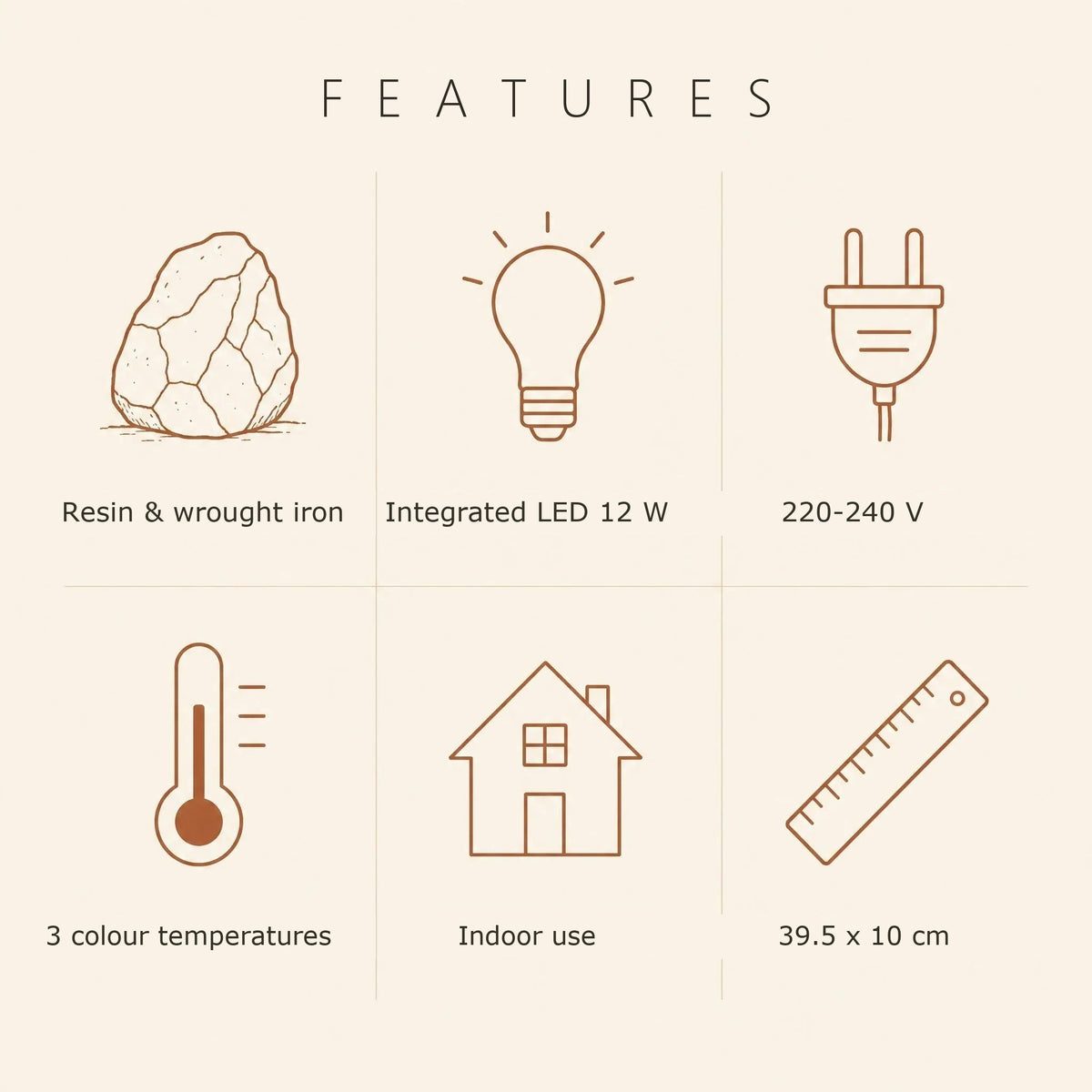 Brevna bedroom wall light features