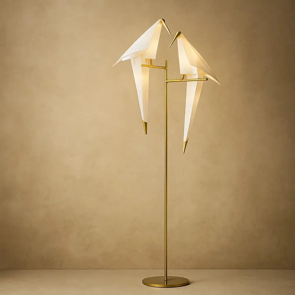 Eiwyn floor lamp, double version, packshot | Wickleigh