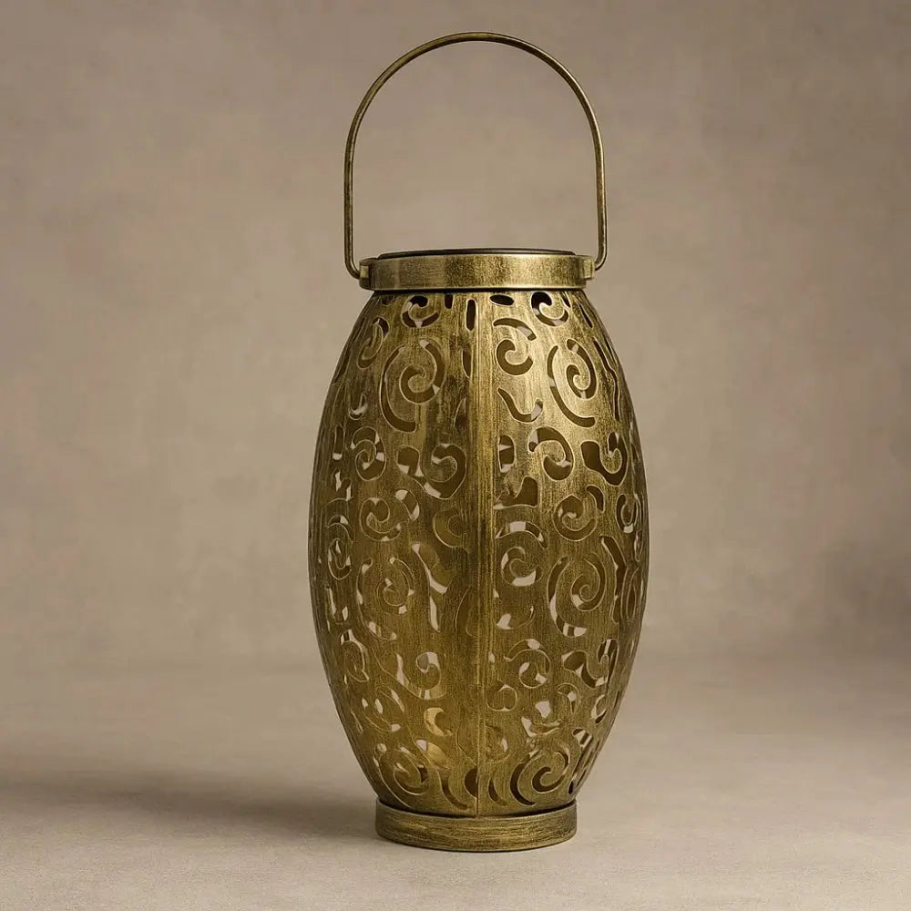 Rosna solar lantern, bronze finish, packshot | Wickleigh