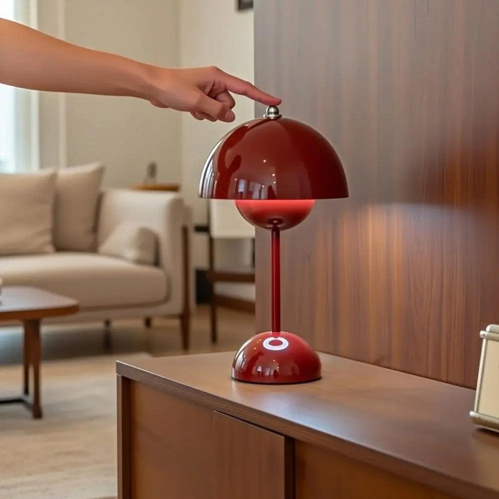 Rovlen retro mushroom lamp | Wickleigh