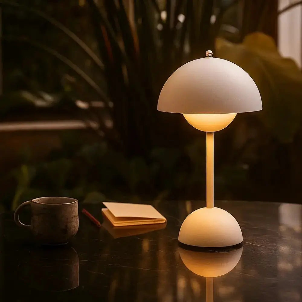 Rovlen retro mushroom lamp | Wickleigh