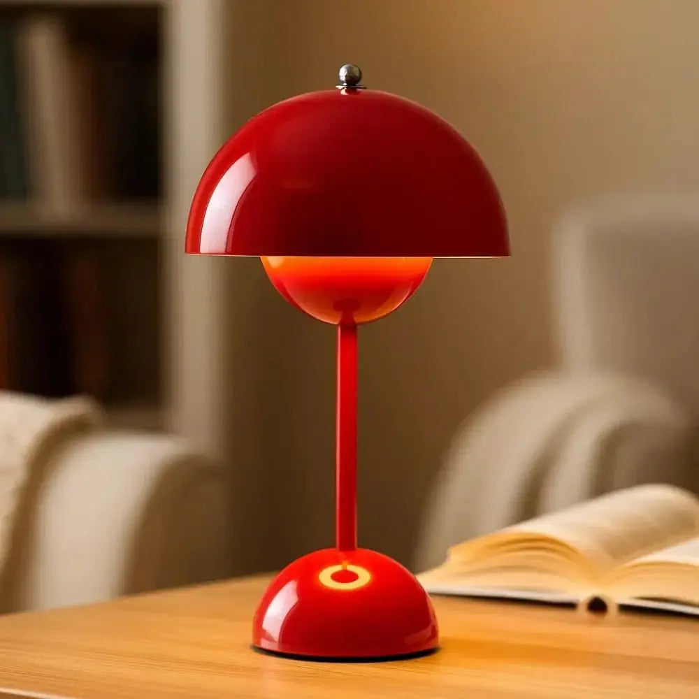 Rovlen retro mushroom lamp | Wickleigh
