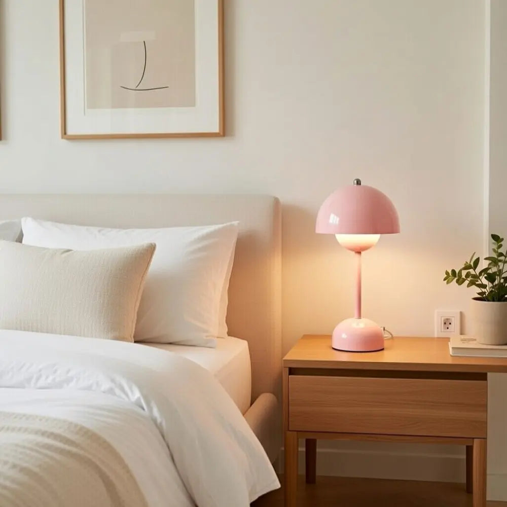 Rovlen retro mushroom lamp | Wickleigh