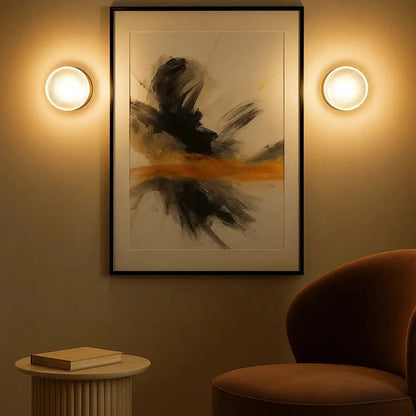 Dagna textured acrylic wall light | Wickleigh