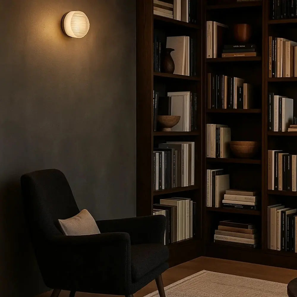 Dagna textured acrylic wall light | Wickleigh