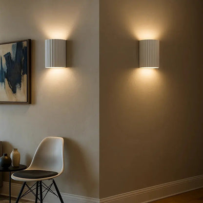 Nelra sculpted resin wall light | Wickleigh