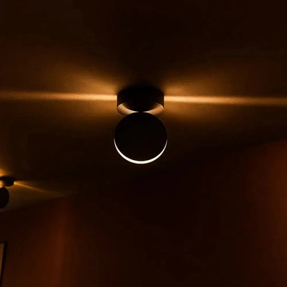Flenra wall spotlight, adjustable rotating head, minimalist design | Wickleigh