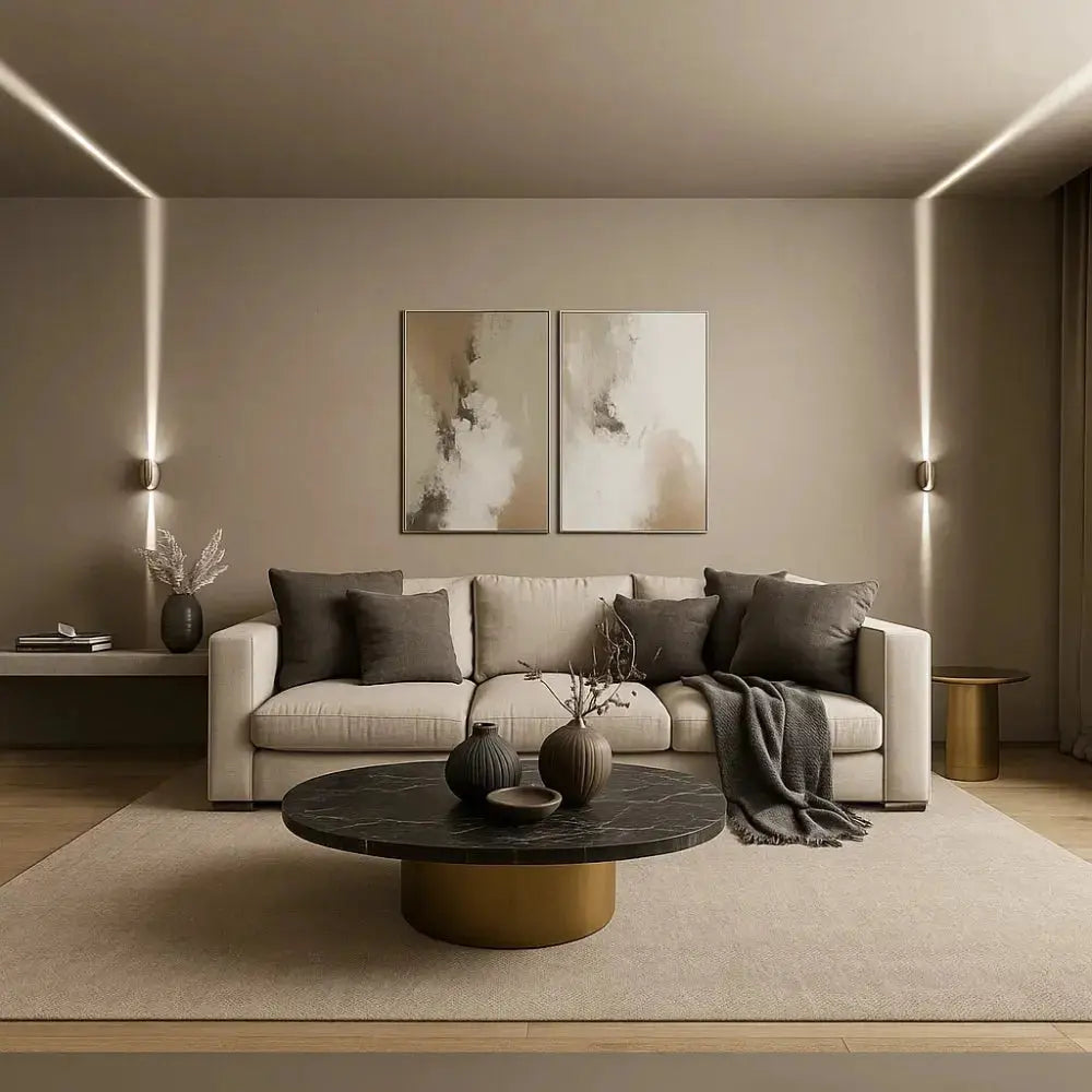 Flenra wall spotlight, adjustable rotating head, minimalist design | Wickleigh
