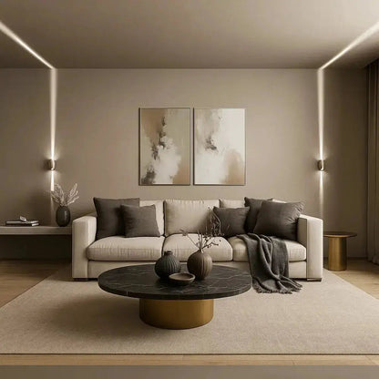 Flenra wall spotlight, adjustable rotating head, minimalist design | Wickleigh